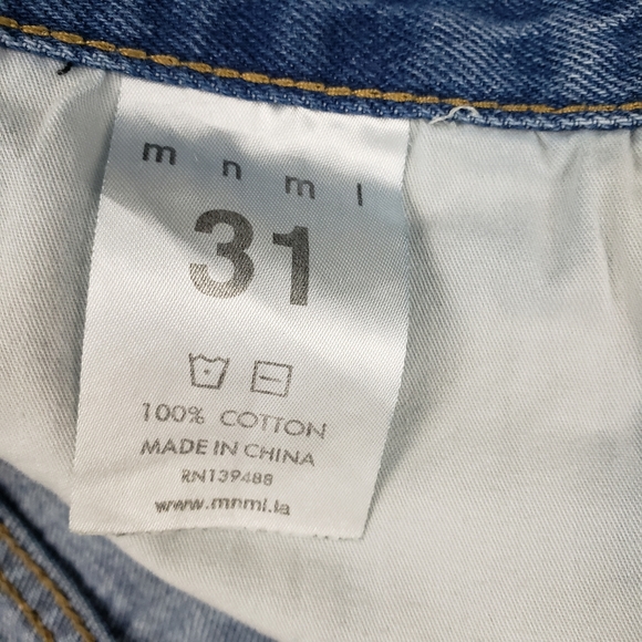 Mnmi men's jean shorts - Picture 4 of 5
